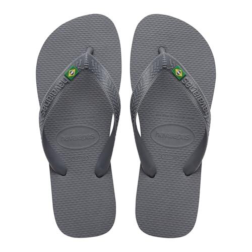 Havaianas Top Brasil FlipFlop Unisex adulto Steel Grey 41 EU