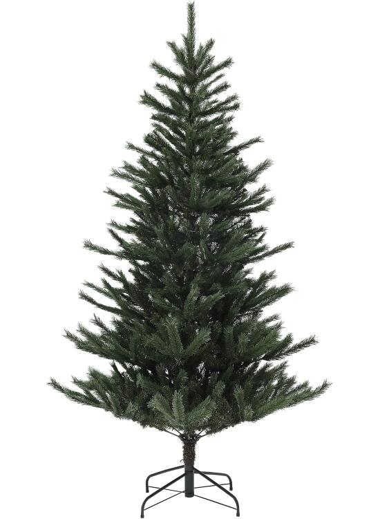 HOMCOM Árbol de Navidad 210 cm Árbol de Navidad Artificial con 793 Ramas y Soporte de Acero Árbol Navideño para Salón Interior Verde