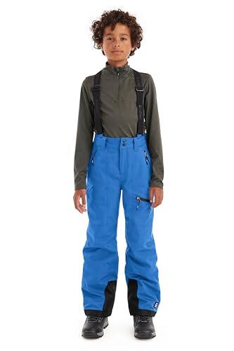 Killtec Pantalones de esquí para niños con Peto Desmontable y protección en los Bordes, 242, Azul neón, 140, 43401-000