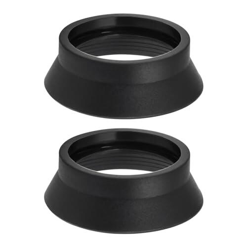 Create idea 1 par de protectores oculares de goma compatibles con microscopio binocluar de 29 a 31 mm, oculares interiores o oculares