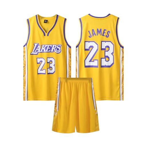 ABRTJCL Camiseta de Baloncesto y Pantalón para Hombre/Niños - Equipación Basketball con Short