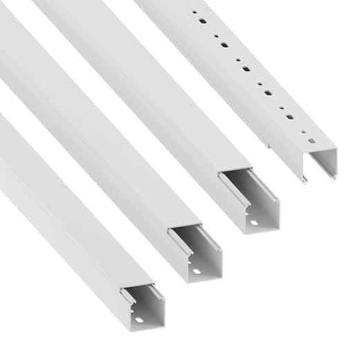 Orden y estética en la gestión de cableado: Análisis del conducto Habengut 40x40 mm de PVC