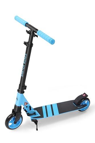 Sawyer Bikes - Patinete Ajustable y Plegable - Niños 6 a 12 Años (Azul V2)