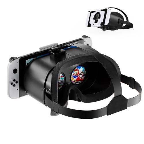 Gafas de Realidad Virtual Nintendo Switch con Lentes HD Ajustables y cómoda Diadema, Gafas Labo VR Kit de Gafas 3D para Accesorios Switch