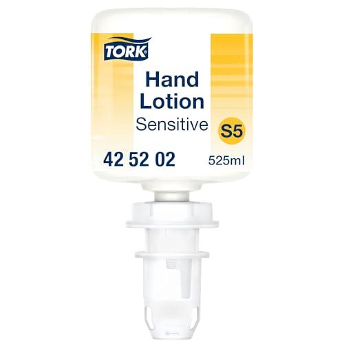 Tork Loción Hidratante para Manos Mini para Pieles Sensibles S5, Loción sin perfume, 1 x 525 ml, 425202