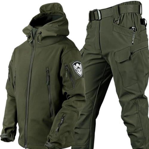 BESTXH 04,L, Trajes TáCticos Militares, Trajes De Combate para Hombres, Trajes De Caza para Hombres, Conjuntos De Entrenamiento Chaquetas Militares, Equipamiento De Camuflaje