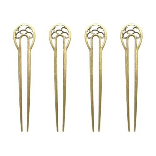 4 Horquillas De Metal, Horquillas En Forma De U, Accesorios Retro Para El Cabello, Accesorios Para El Cabello De Mujer, Herramientas De Peinado, Accesorios Para El Cabello