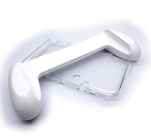 Empuñaduras de mano New3DSXL + carcasas protectoras de cristal, para nuevas consolas de mano 3DS XL LL 3DSXL 3DSLL, mango ligero antideslizante para juegos + cubiertas de protección transparentes a