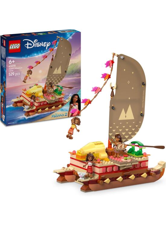 LEGO | Disney Vaiana: Aventura en el Océano con la Canoa de Vaiana