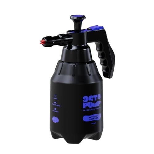 OctoFoam Clean 1500 - Pulverizador de espuma premium con atomizador, 1500 ml, adecuado para medios alcalinos y limpiadores, hogar, jardín, taller e industria, fabricado en Alemania