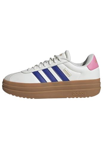 adidas Mujer VL Court Bold Shoes, Core White/Semi Lucid Blue/Bliss Pink, 36 EU