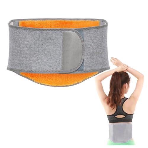 ZHYUAN Calentador de espalda con protección térmica para los riñones, Cinturón Lumbar de Peluche, Calentador de espalda, Renal Calentador de espalda Cinturón,Cinturón lumbar térmico de invierno