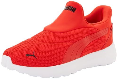 PUMA Tenis Unisex Softride Cosmic SLIPTECH, Color Rojo y Negro, Talla 7.5, Puma Rojo Puma Rojo Puma Negro, 41 EU