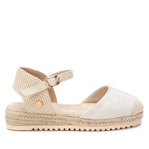 XTI - Alpargatas Niña Beige - Calzado Cómodo y Versátil - Moda Casual - Modelo 15119201 (Talla 31)