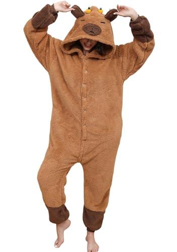 LATH.PIN - Pijama unisex para adulto con diseño de panda, disfraz de animal para cosplay, Halloween y carnaval, para invierno, XL