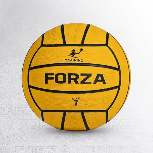 FORZA Pelota de entrenamiento de waterpolo, duradera y resistente a los impactos con tecnología Grip+, adecuada para todas las edades (paquete de 1, tamaño 1)