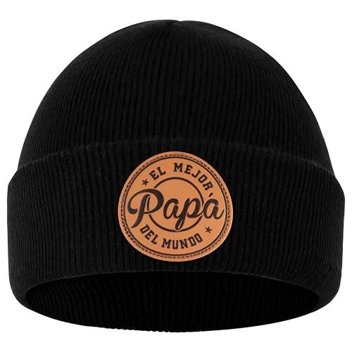 Rebundex Regalo de Gorro de Ounto para Papá Gorro Invierno Hombre Regalos para Padre Navidad Cumpleaños Regalo Padre Primerizo Original Regalo Papa Navidad Ideas Regalo Dia del Padre Original Regalos