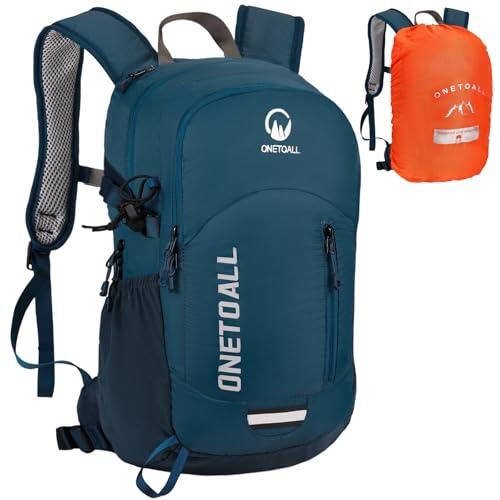 ONETOALL Mochila Senderismo 20L, Mochila Trekking Antirrobo, Mochila Montaña Impermeable Ultraligera Pequeña Transpirable para Hombre Mujer, Excursión Deporte Viaje Trabajo Colegio Ciclismo Esquí