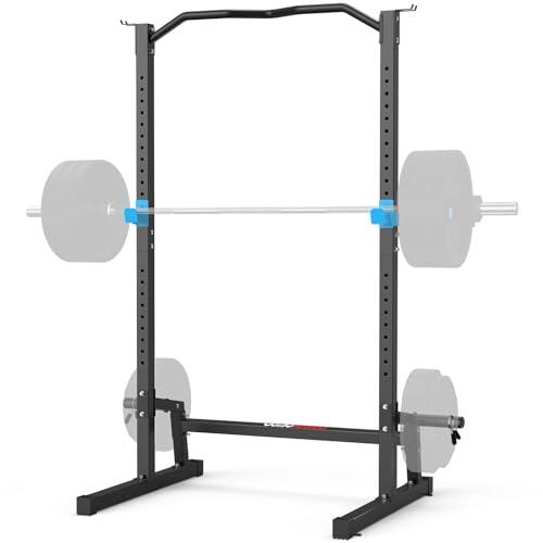 WINNOW en Cuclillas Jaula de Fuerza Ajustable de Altura, con Palanca de tracción, Gimnasio doméstico Multifuncional Torre de energía Entrenamiento de Fuerza en Cuclillas Barbacoa