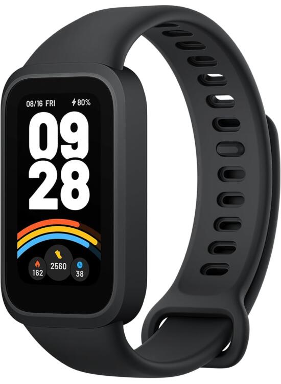 XIAOMI Smart Band 9 Active - Pulsera de Actividad, autonomía de hasta 18 días, Pantalla TFT de 1,47" con tasa de refresco de 60 Hz, 5ATM, App Mi Fitness, Negro (Versión ES)