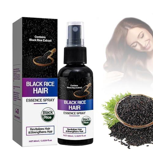 Serum Crecimiento Cabello, Spray para el Crecimiento del Cabello, Bruma de Esencia Reparadora del Cabello de Arroz, Acelera y Promueve el Crecimiento del Pelo