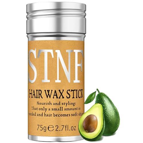 flintronic Barra de Cera para el Cabello, Cera para el Pelo, Palo de Goma para el Cabello sin Grasa, Agarre Fuerte, para Pelucas, Pelos Ssueltos, Encrespamiento, Cabello de Bebé (75g)