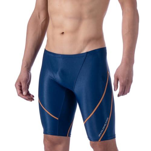 MY KILOMETRE Bañador de Natación para Hombre - Jammers de Competición Profesional con Secado Rápido, Larga Duración y Resistente al Cloro