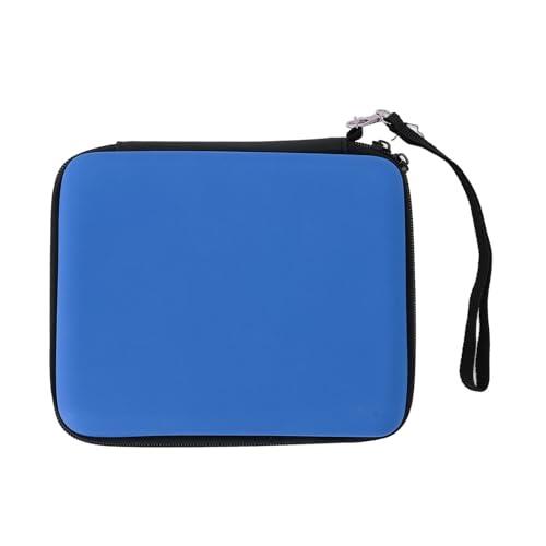 Sxhlseller Estuche Rígido Protector de Viaje para 2DS con 8 Soportes para Tarjetas de Juego, a Prueba de Golpes y Polvo, Diseño Liviano para Protección y Viajes Diarios (Blue)