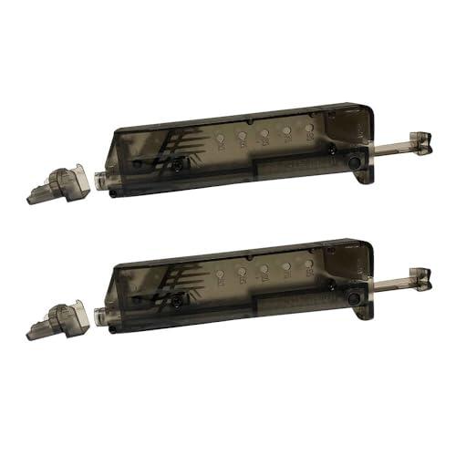Cargador rápido de Airsoft para cargador BB Softair táctico para paintball, juego de guerra, táctica militar, accesorios de caza rápidos, cargador de bolas de 6 mm Airsoft, 100 vueltas