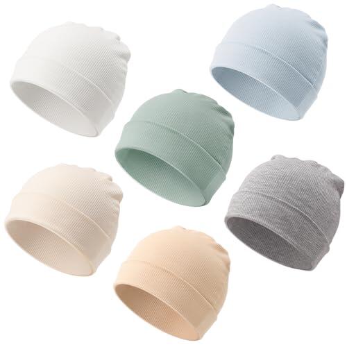 DRESHOW Bebé Beanie Sombrero para Unisex Gorro de Recién Nacidos Niño Pequeño Sombrero Hospital Cálido para Bebés Niños y Niñas de 0-3 Meses
