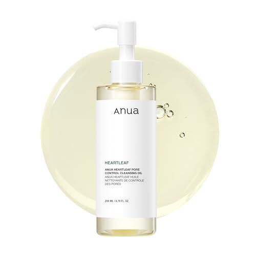Anua Heartleaf Pore Control Cleansing Oil, Aceite Limpiador Control de Poros, puntos negros, removedor de maquillaje, la piel coreano, skincare coreano, 200 ml