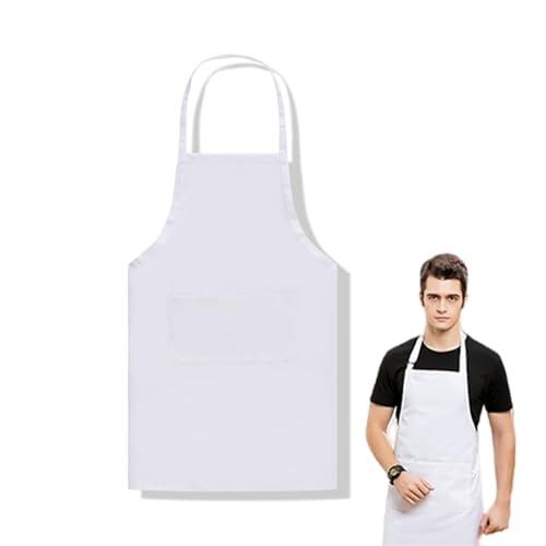 Delantal de cocina blanco de algodón: análisis completo de funcionalidad y versatilidad