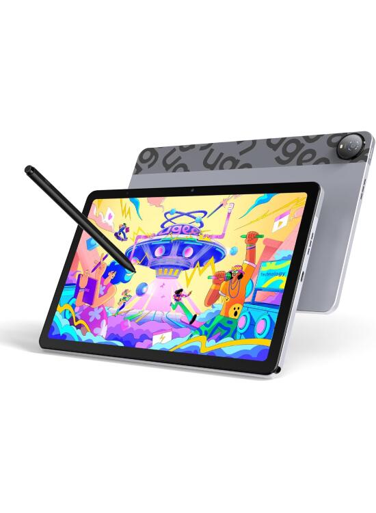 Ugee UT2 Tableta Independiente con Pantalla 2K de 10,36 Pulgadas y Acabado NanoMatte, Pad Portátil con U-Pencil, 6GB+128GB, Android 14, 7000mAh, 8MP+8MP, Cuerpo Metálico