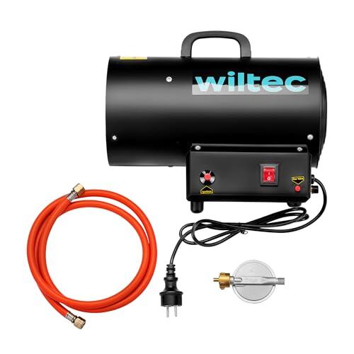 Calor eficiente y portátil para grandes espacios con el cañón de aire caliente a gas Wiltec