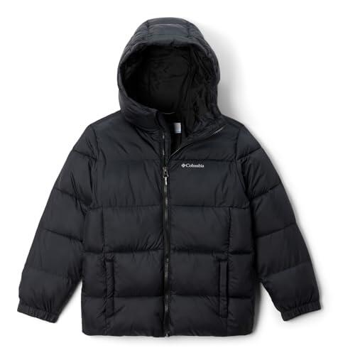 Columbia Puffect Chaqueta con Capucha, Aislamiento, Mentonera, Bolsillos Seguros, Puños Elásticos - Juvenil Unisex