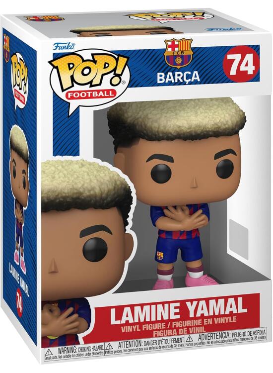 Un Icono del Fútbol en Miniatura: Lamine Yamal de FC Barcelona por Funko Pop!