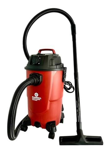 MACROZA Aspiradora en seco y húmedo eléctrica con Cable - MVC30/1, Filtro HEPA Reforzado, 30L, 1200W