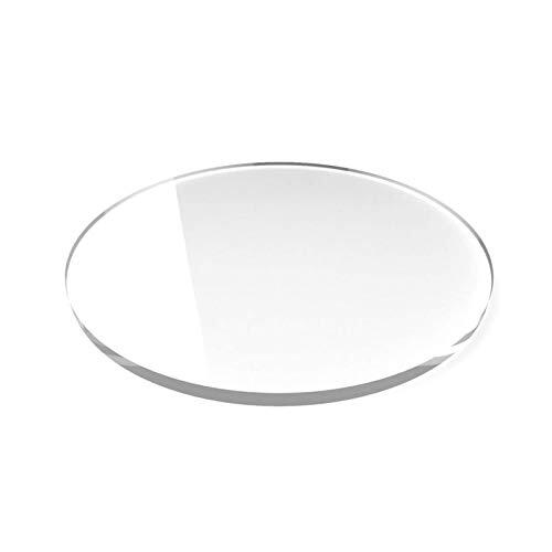 Hojas de acrílico Transparente Lámina acrílica Redonda, Tablero Transparente, Grosor 3 mm, diámetro 150-400 mm, para Bricolaje y Manualidades, diámetro 400 mm