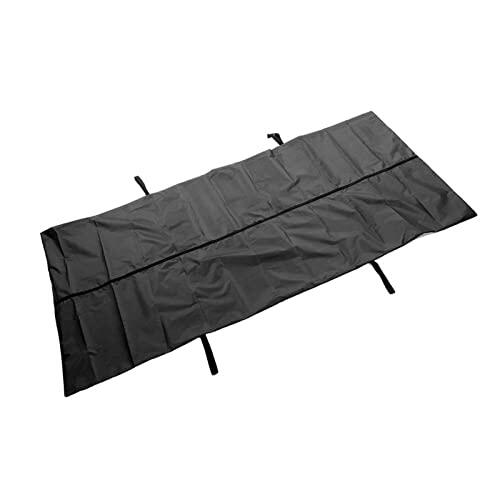 shenruifa Bolsa Negra de Emergencia para Cadáveres, Bolsa de Almacenamiento para Cadáveres de Tela Oxford 210D Impermeable para Transporte de Hospitales Funerarios (210 * 75CM)