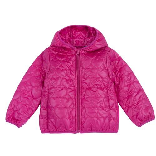 Chicco, Abrigo Niña con Relleno de 120g, con Capucha y Práctico Cierre de Cremallera, Lavable en la Lavadora, Ropa para Niña, Designed in Italy