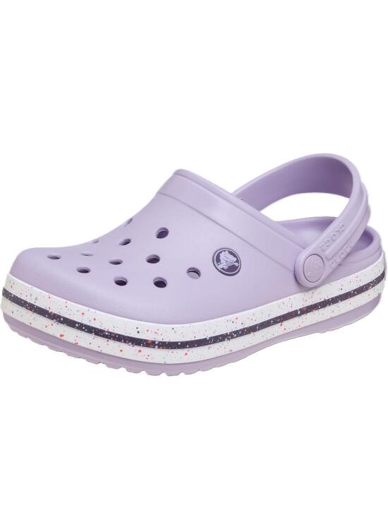 Crocs Crocband Speckled Band Clog T, Zuecos Unisex niños, Lavender, 23/24 EU