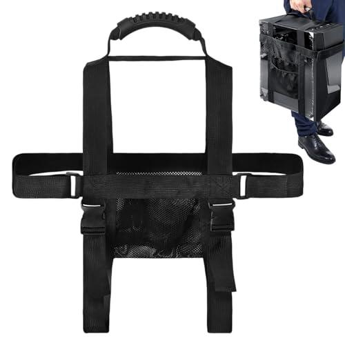 Genérico Correas de Transporte para PC, Soporte de Montaje en Torre para computadora, Soporte de Viaje, Soporte de Montaje, Correa de Transporte Resistente y Ajustable para Ordenador de Escritorio