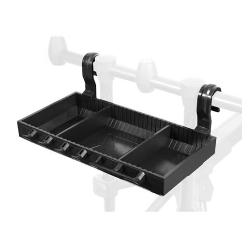 Organización y accesibilidad en la pesca: análisis del estante para Rodpod Delphin ShelfPOD