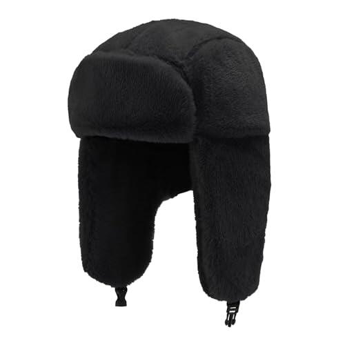 TUONYIS Sombrero de bombardero unisex cálido con orejeras resistente al viento para uso exterior o diario