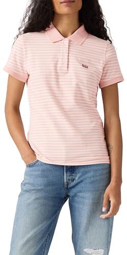 Levi'S Polo Levis Hm para Mujer, Marigold Stripe Peac, M