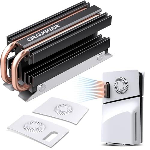 Solución de refrigeración avanzada GRAUGEAR para M.2 SSD en PS5 Slim