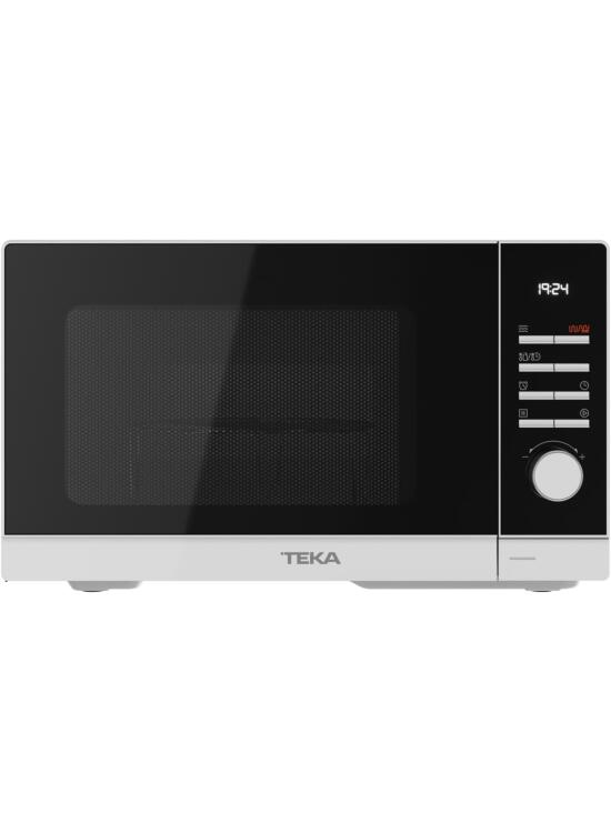 Teka MWE FS25 G WH- Microondas de Libre Instalación con Grill, Capacidad 25 L, 5 Niveles de Potencia, Salida 900 W, Microondas con Grill 25 L, con Plato Giratorio 28.8 cm, Color Blanco
