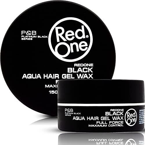 RedOne Aquatic Hair Wax Black 150ml | Cera para el cabello para hombres y mujeres | Ultra Hold | Aroma a lima | Máximo control