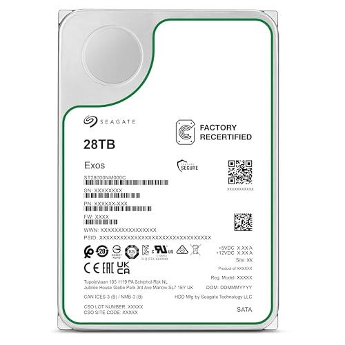 Análisis del Disco Duro Seagate Exos de 28 TB Reacondicionado: Rendimiento y Capacidad Masiva
