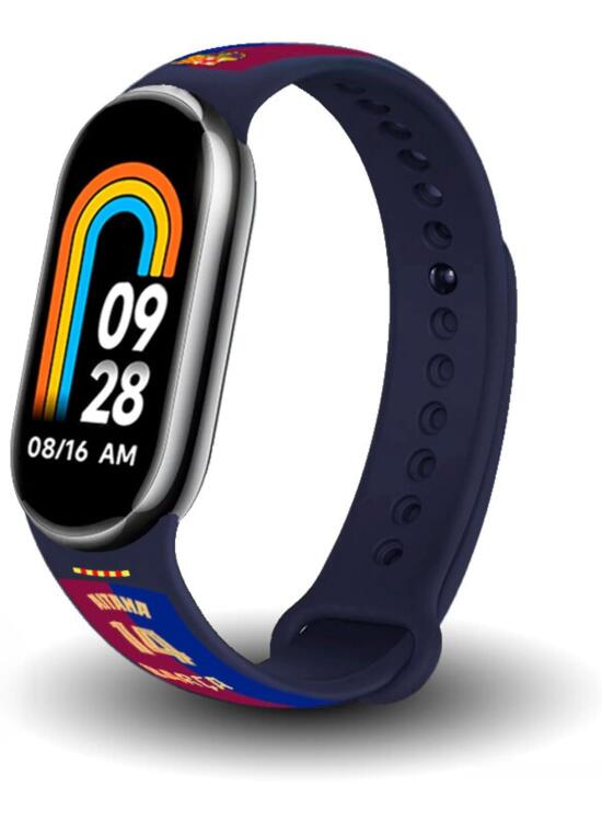 Smart Band con Correa licenciada FC Barcelona - Pulsera de Actividad Inteligente Fitness con Pulsómetro Sueño Notificaciones Android iOS - 14 Aitana